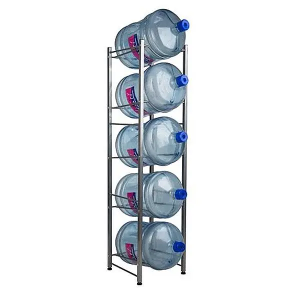 Mind Reader 5-Tier Heavy Duty Metal Water Jug Holder Mind Reader 5-Tier Heavy Duty Metal Water Jug Holder