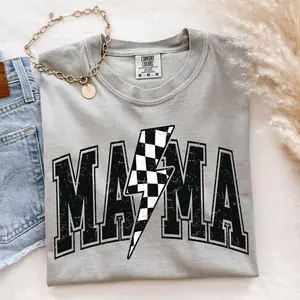 Checkered Mama Shirt, Mothers Day Gifts Mom, Mom Tee, Trendy Mama Shirt, Mama Tshirt, Momma Shirt, Comfort Colors Tee, Retro Mama Shirt