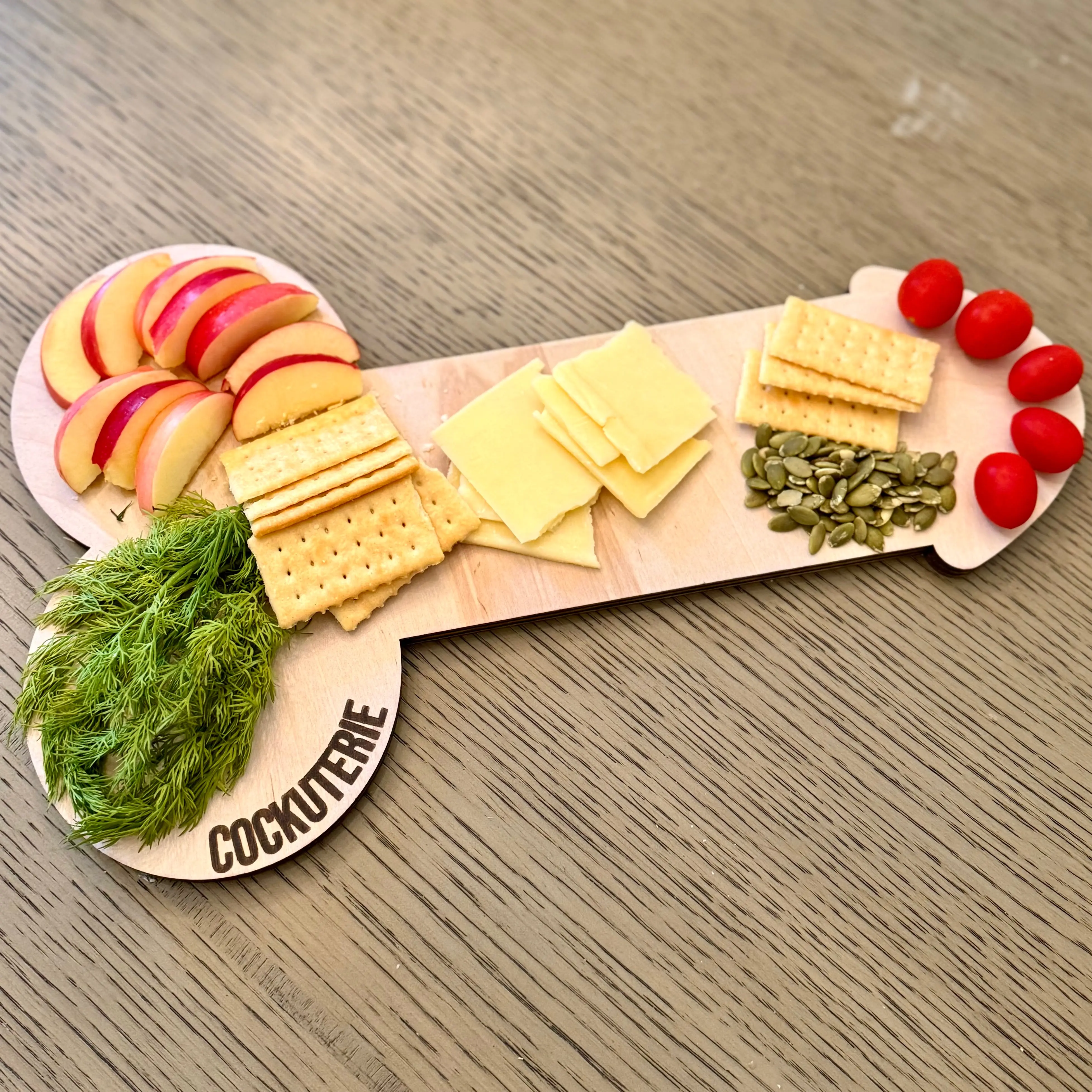 Cockuterie Board, Friendsgiving Hostess Gifts for Her, Bachelorette Gifts, Adult Gag Gifts, Christmas Gift for Wife, Anniversary Gift for Girlfriend, Funny Gifts for Her