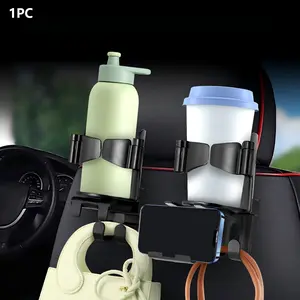 Portable Car Hook, Headrest Cup Organizer, Foldable Holder with Easy Install Feature, Anti-Slip Storage with Compact Build, Car Hook with Sturdy Design, Purse Hook for Car, Organizer for Daily Drive and Shopping