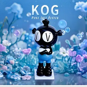 Kog Trendy Sculpture Decorative Piece, Modern Artistic Ornament for Home Décor, Unique Statement Item for Living Room & Office