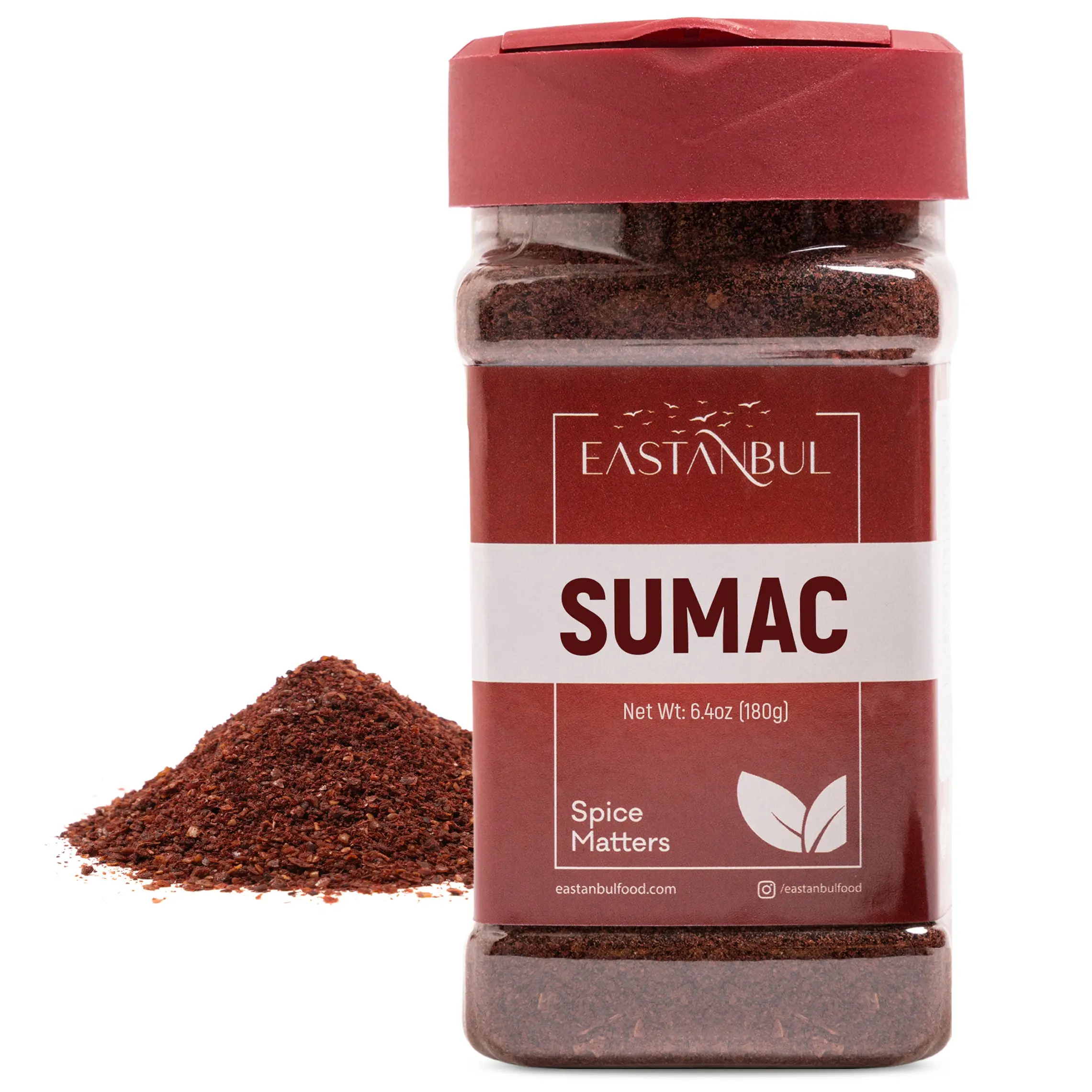 Eastanbul Ground Sumac Spice, Mediterranean Harvest, Ground Sumac, 6.4oz Dish Flavor Eastanbul Ground Sumac Spice, Mediterranean Harvest, Ground Sumac, 6.4oz Dish Flavor