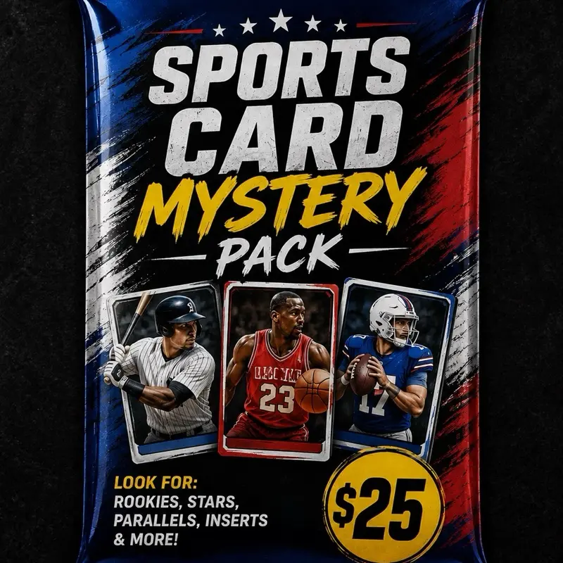 $25 Sports Card Mystery Pack $25 Sports Card Mystery Pack
