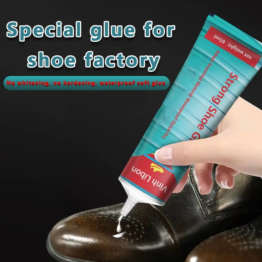 60ml Premium Shoe Glue, Durable & Soft Waterproof Repair Adhesive for Leather & Sport Shoes, Sneakers