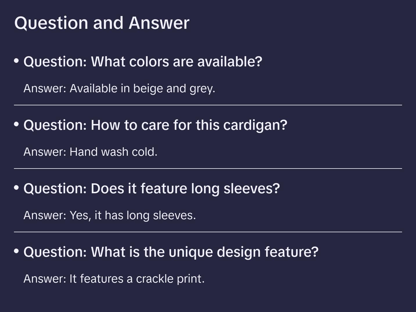 CRD-02352 Women's Knitted Cracked Print Draped Open Front Cardigan