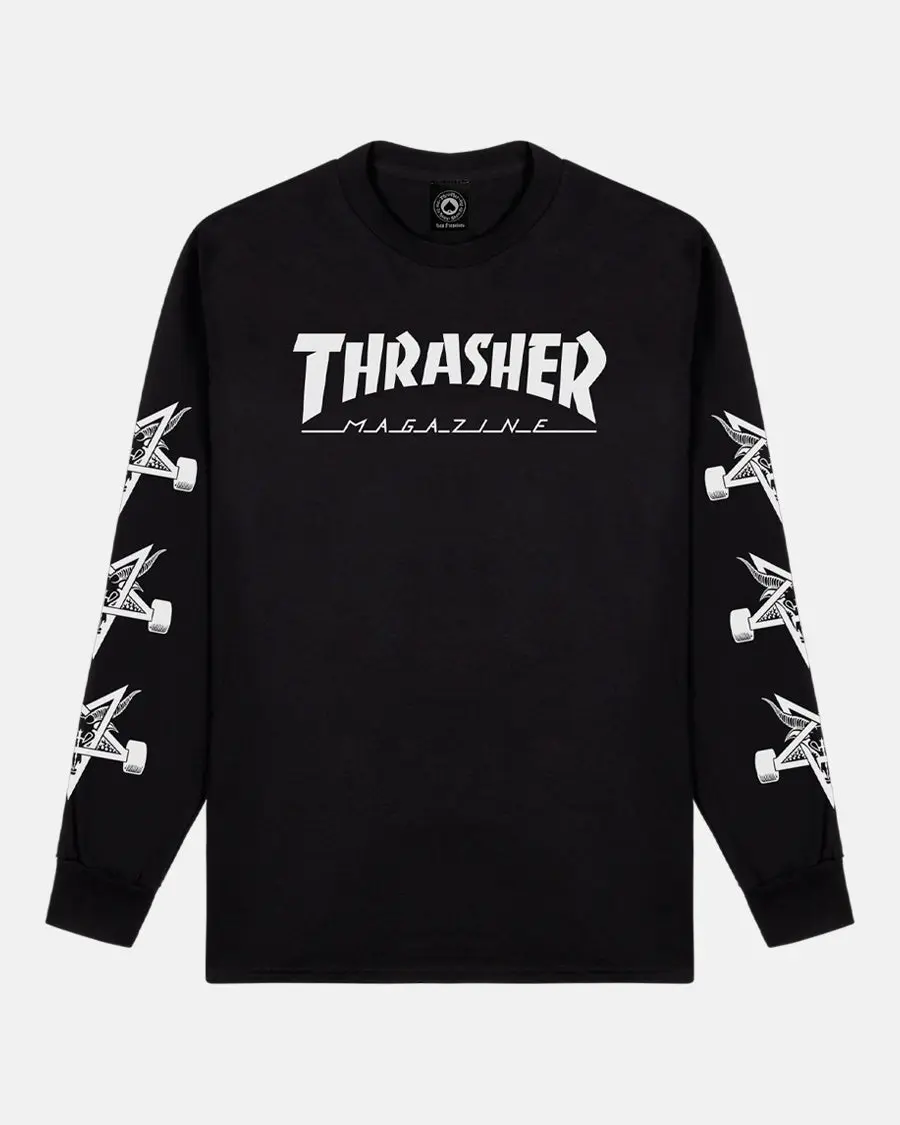 MAG GOAT LONGSLEEVE - BLACK