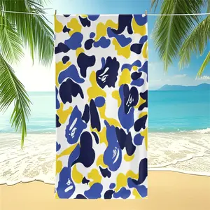 1Pc Classic Camouflage Beach Towel, High Density & Breathable, Super Absorbent Quick-Drying And Non-Sticky, Lightweight And Easy to Fold, Towel for Outdoor Beach, Camping And Swimming
