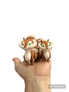 3D articulated multicolored Squirrel in in two sizes, great figurines for decoration, PLA plastic Colorful Nature