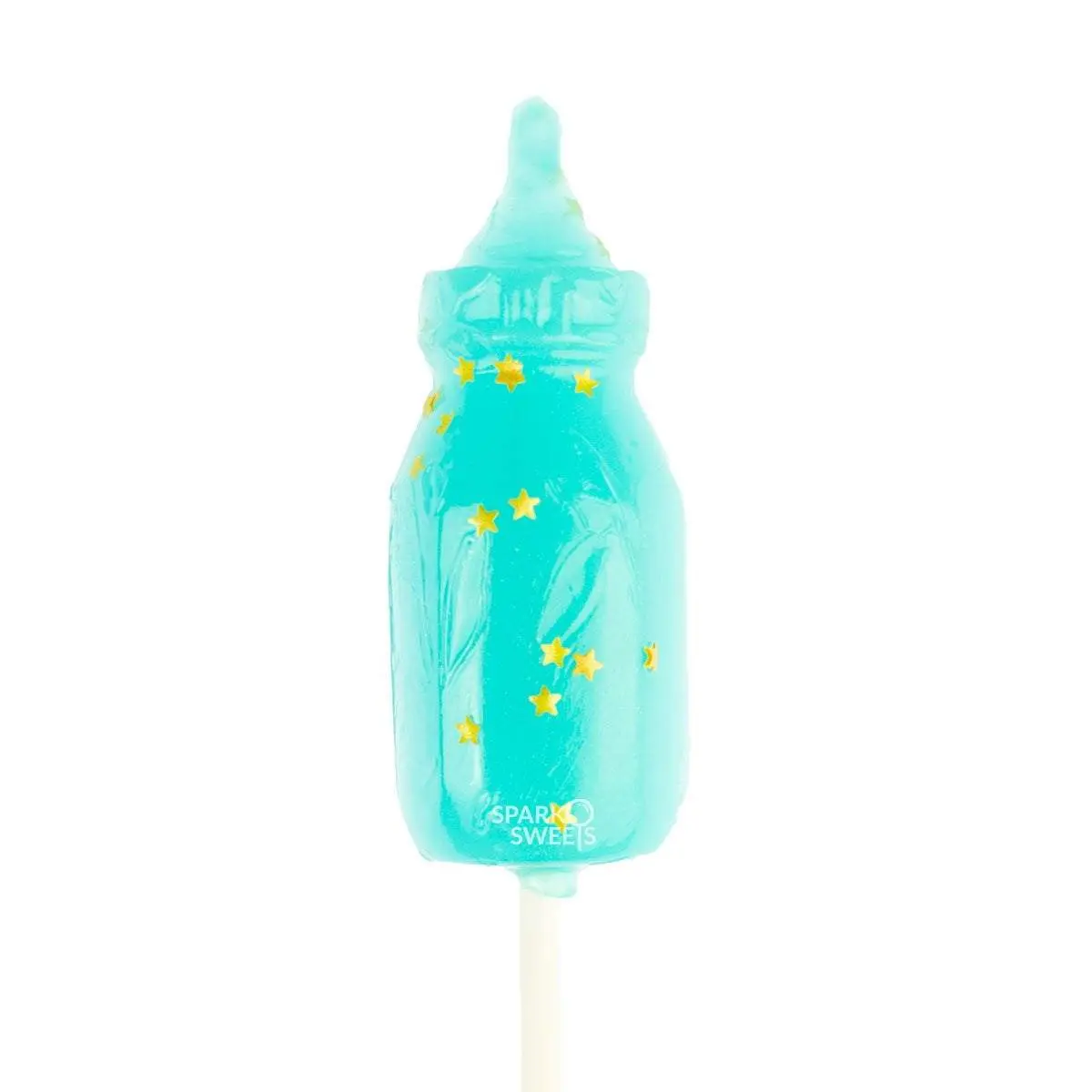Starry Blue Baby Bottle Lollipops - Blue Raspberry (24 Pieces)