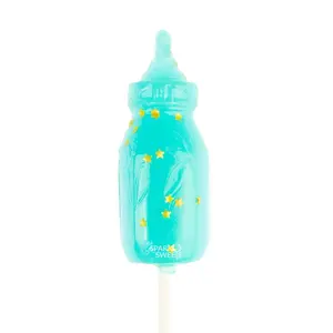 Starry Blue Baby Bottle Lollipops - Blue Raspberry (24 Pieces)