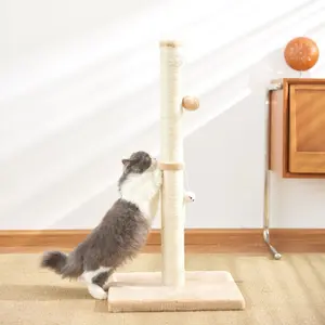 Vertical Sisal Kitty Cat Scratcher Board - Shed-Resistant Durable Cat Toy | Sofa Protector for Indoor Cats