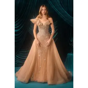Andrea & Leo Couture Crystal Embellished Gown A1505