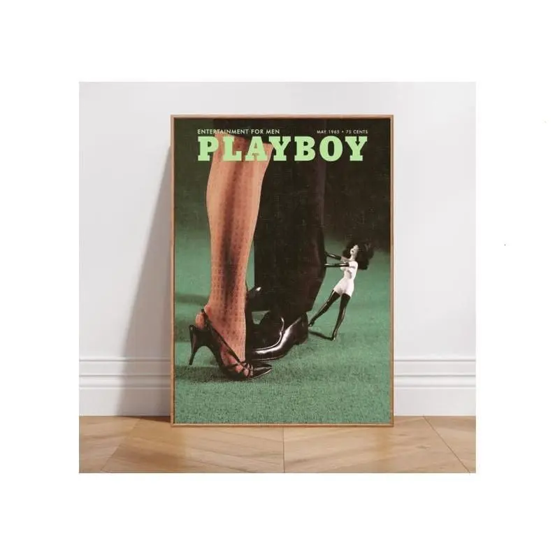 Green Playboy Vintage Poster, Unframed Poster , Wall Art, Home Decor