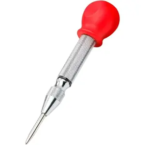 5-Inch Automatic Center Punch for Metal, Leather Punch, Adjustable Impact Spring  Center Punch Tool, Spring Punch, Center Punch Spring , Auto Center Punch