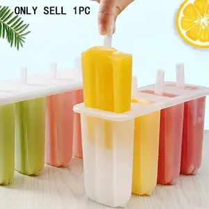 Reusable Four-Piece Popsicle Mold Set, Ice Cream Maker for Home Use & Parties, Perfect for Summer Festivals & DIY Treats