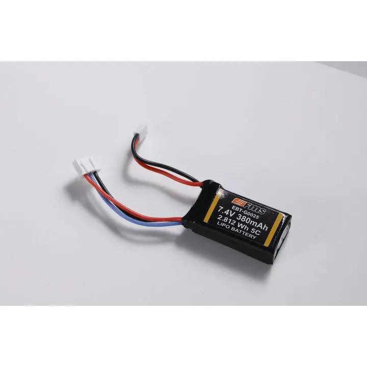 FMS LIPO Battery 2S 7.4V 380mAh without PCM for 1:24 K5 FMS LIPO Battery 2S 7.4V 380mAh without PCM for 1:24 K5
