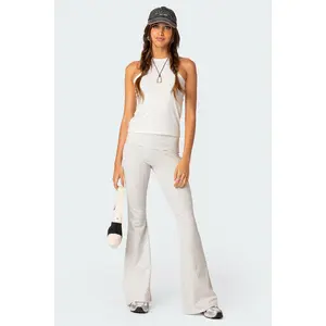 Naomi Foldover Flared Leggings