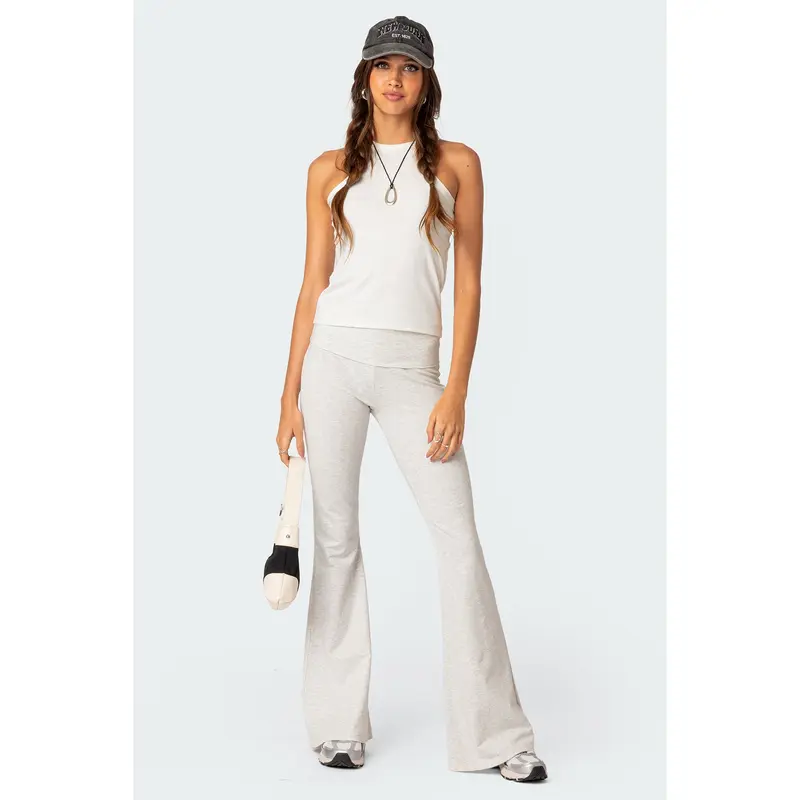 Naomi Foldover Flared Leggings
