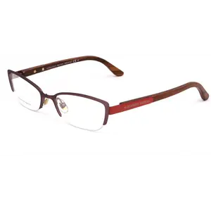 Alexander McQueen Women's 53mm Semimatte Burgundy Red Opticals AMQ-4183-WCV-53