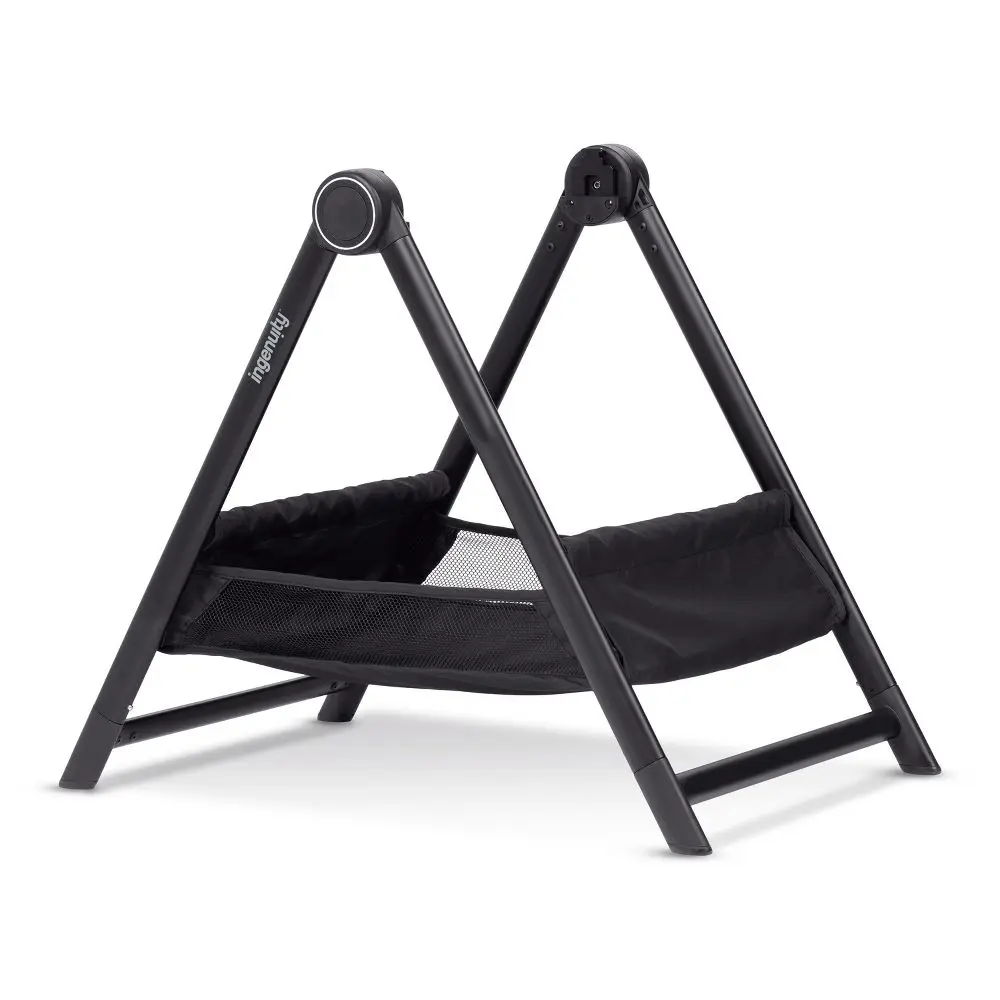 Ingenuity 3DSuite DualDock Carry Cot Stand Folding Bassinet Stand with Storage