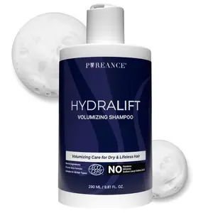 PUREANCE HydraLift Volumizing Shampoo, Haircare Cleanser for Fine Thinning Hair - Biotin, Wheat Protein, Lightweight Green Tea Moisturizer Daily Formula (9.81 fl oz)
