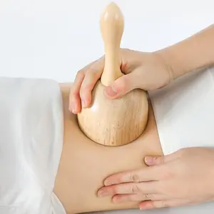 Wood Therapy Massage Cup, Body Sculpting Massager, Body Care, Fascia Release, Fascia Reliever, Lymphatic Drainage, Wooden Cupping Tool, Reduces Fat Appearance