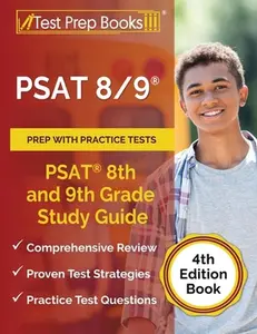USED-PSAT 8/9 Prep with Practice Tests: PSAT 8th and 9th Grade Study Guide [4th Edition Book] by Rueda, Joshua (Paperback)