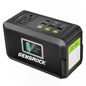120W Portable power bank ,with USB Ports, Multiple Sockets and Led Light, For IPhone, Laptops, Ipads, Cameras, Camping and Emergency Use. solar digital  display charger power bank