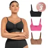 FeelinGirl 3-Piece FeelinGirl Women's Wireless Bra Comfort Bralettes No Underwire Unlined Cami Bra Seamless Tshirt Bras Sports Bra Set newarrivals SohoChic