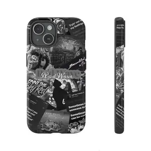 Melodic Waves Shockproof Tough Phone Case, Aesthetic Rod Waves Music Cover for Ultimate Drop Protection, Heavy Duty Phone Case for iPhone 11 12 13 14 15 16 17 Pro Max Plus