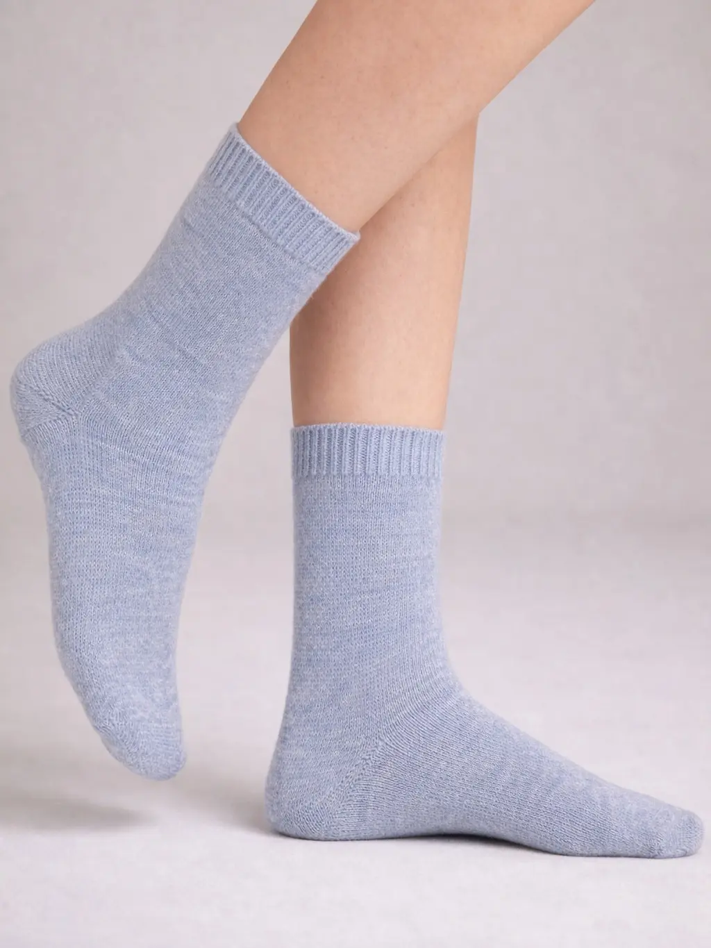 100% Cashmere Cuff Socks