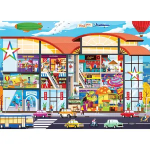 Inside Out - Shopping Mall 1000 Piece Jigsaw Puzzle