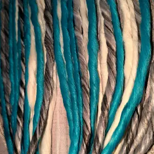 Ocean Tide Dreadlock Extensions - Assorted Colors with Unique Patterns and Soft Hair