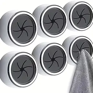 2pcs Spiral Cross-Shaped Towel Hooks, Durable Kitchen Towel Clips, Easy-To-Install Wall Mounts, Perfect for Bathroom & Laundry Room Organization, Storage Hooks, Wall Mounted Hook