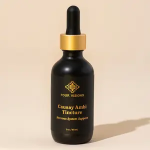Nervous System Support Tincture – Herbal Adaptogen Drops for Stress Relief, Cortisol Supplement, Relaxation, Emotional Balance & Sleep Support | Four Visions