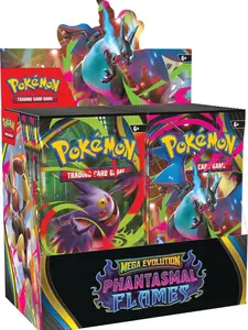1x Pokémon TCG Phantasmal Flames ME02 Booster Box - Ripped LIVE