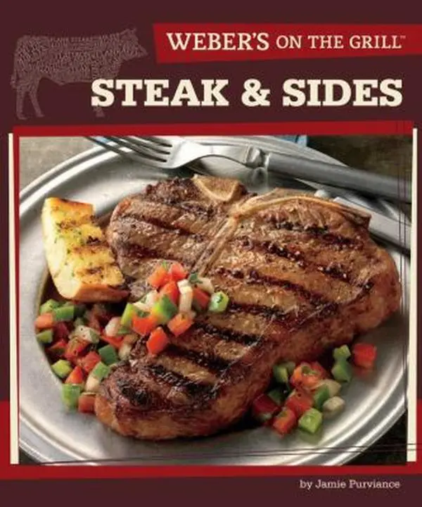 USED Book - Weber's On the Grill: Steak & Sides: Over 100 Fresh, Great Tasting Recipes by Jamie Purviance (Paperback) - english