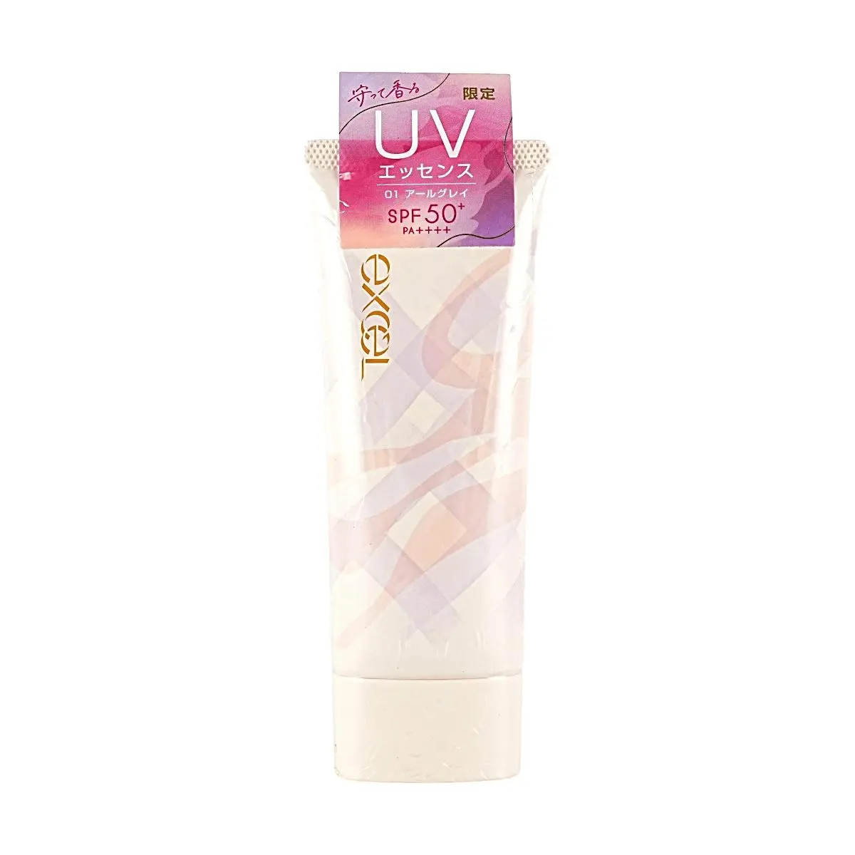 EXCEL Japan Sunscreen Primer SPF50+ PA++++, Refreshing Isolation, Brightens Skin Tone, Corrects Dullness, Makeup Base, Earl Grey Scent, 60g Limited Edition