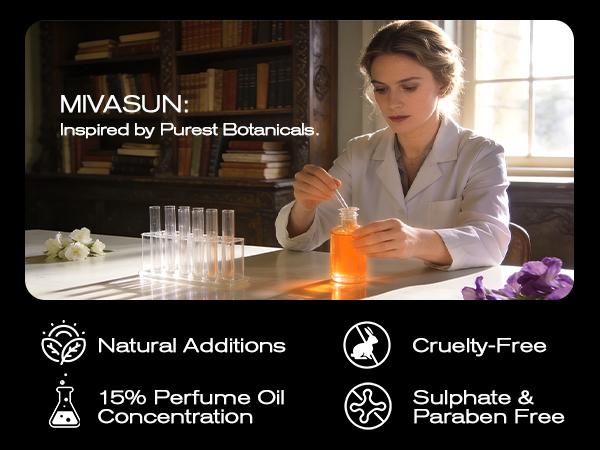 MIVASUN Dewdrop Orchard Women's Perfume, long-lasting fragrance, floral-fruity scent, everyday perfume, 100ml (3.4 oz). A long-lasting, luxurious, and rich fragrance, suitable for both men and women | High-end gift 【B】