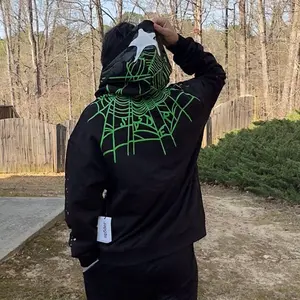 Neon green spider vibes