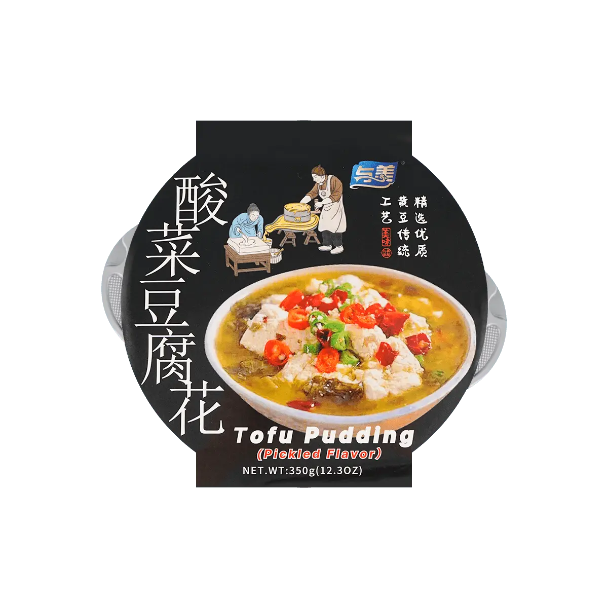 YUMEI Tofu Pudding - Soon Tofu Pickled Vegetable Flavor 350g