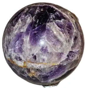 Beautiful Natural Large Dream Amethyst Sphere (1.43kg) rainbow crystal