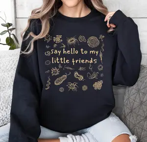 Phleb Tech Blue Gingham T-Shirt & Sweatshirt, Phlebotomist Gift, Phlebotomy Technician Shirt, Lab Tech Appreciation Crewneck