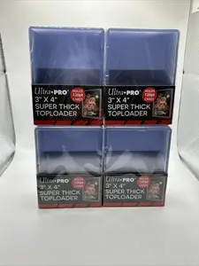 Ultra Pro 3X4 Super Thick Toploaders 120pt Point 4 Packs of 10 for Thick Cards