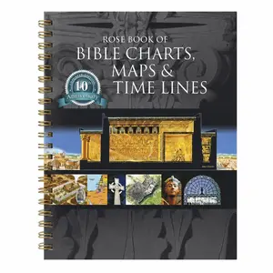 Bible Charts, Maps, and Timeline Book, 10th Anniversary Edition, Full Color Bible Study Guide, Includes Charts, Maps, and Timelines