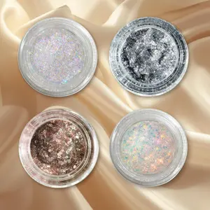 Wedding Party Edit | Glitter Identity Series | 4-Piece Mini Glitter Set for Soft Romantic Glow, Bridal Bridesmaid Makeup, Champagne & Neutral Shimmer by Lemonhead LA