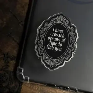 Sleep Token Pop Socket, Goth Phone Grip, Kindle Accessory, Gothic Magnetic Holder, Bookish Gift, Gift For Her, Book Lovers