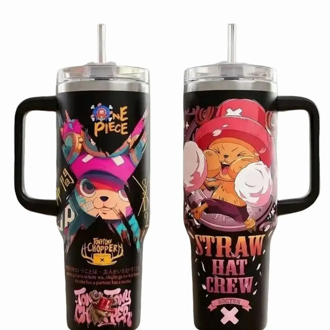 Limited Edition Tony Chopper Tumbler, Anime Straw Hat Crew Cup 40 oz Tumbler With Handle, Tumbler 20oz No Handle, Gifts For Chopper Fans