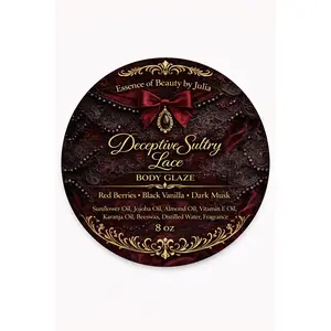 Deceptive Sultry Lace Velvet Body Melt Glaze