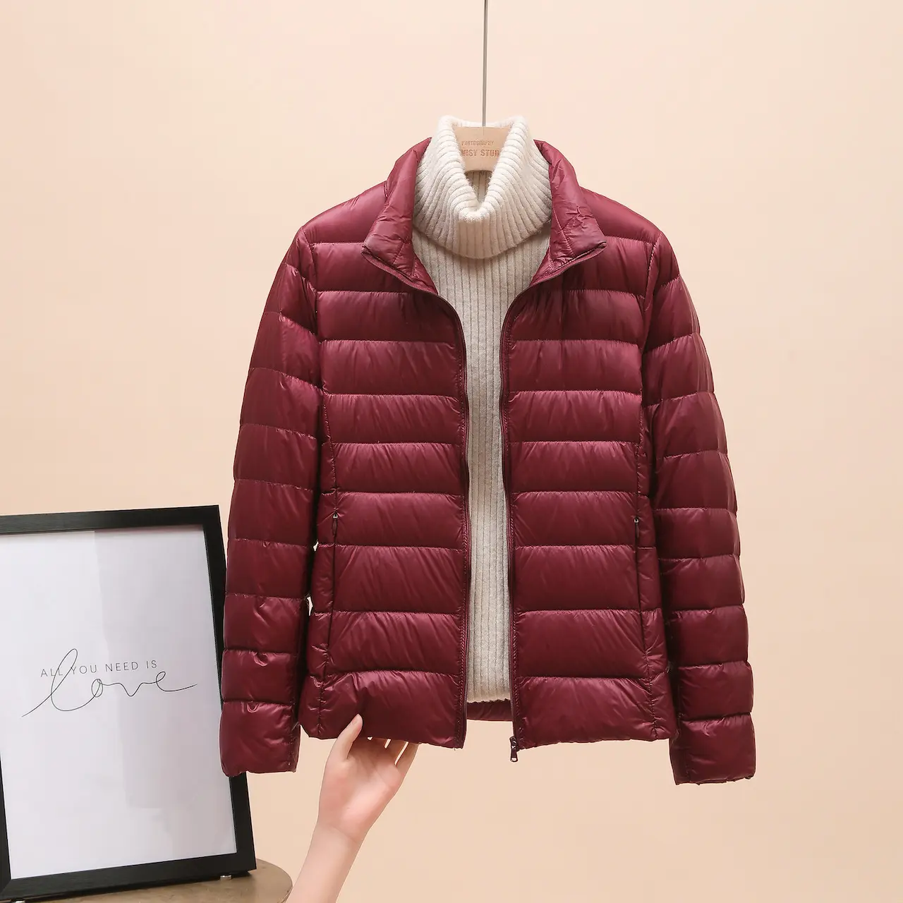 Wine red (stand collar)